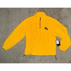 Rawgear 3/4 zip fleece Yellow Warm Winter Soft Men’s Size XS XSmall New NWTs